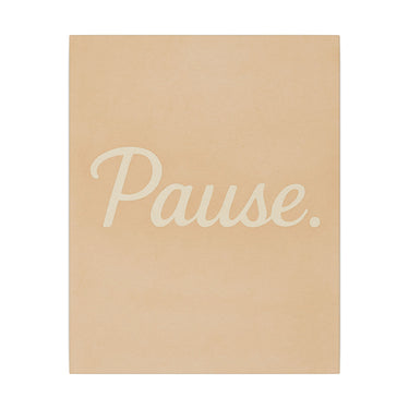 Pause Canvas Wall Art